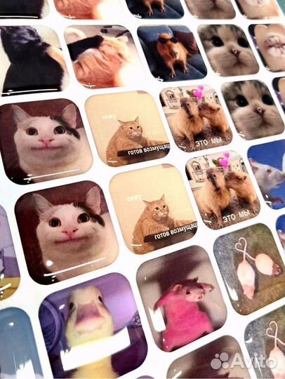 3D стикеры на телефон с любым дизайном опт