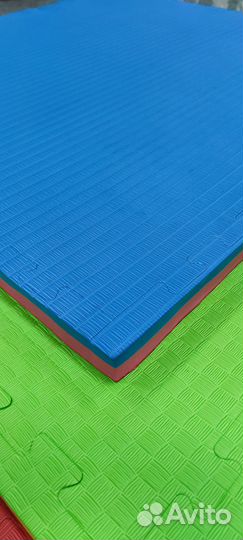 Будо-маты 40 мм сине-красные