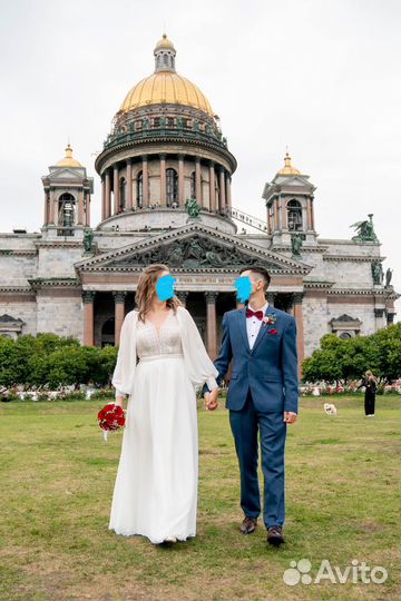 Свадебное кружевное платье