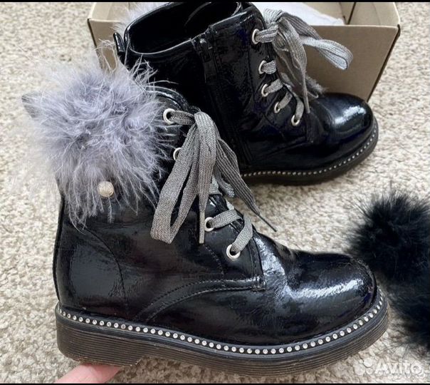 Демисезонные ботинки на девочку 32