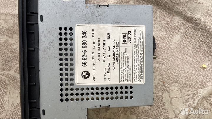 Магнитола оригинал bmw x5 e53