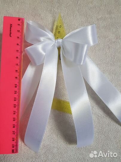 Бантик 2шт,на заколке или на резинке