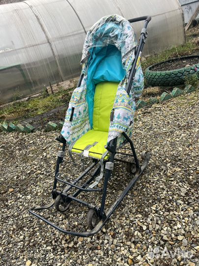 Коляска санки