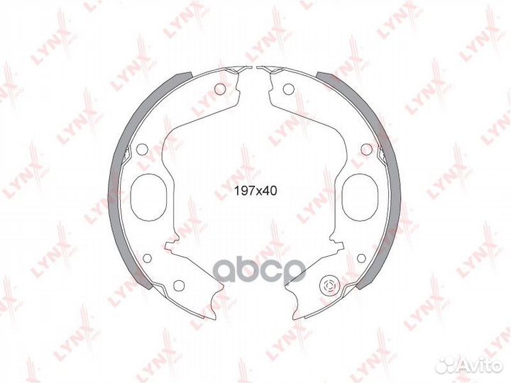 Колодки торм.задн.mitsubishi L400 2.4-2.5D 95-0