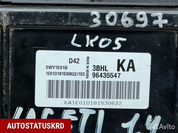 Блок управления двигателем 96435547 Chevrolet Lace