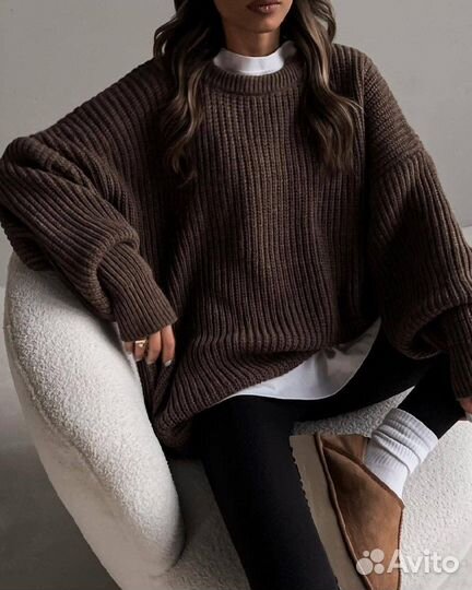 Свитер женский оверсайз