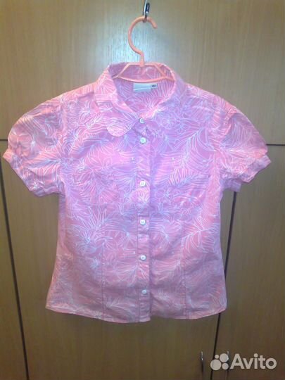 Блуза розовая для девочки