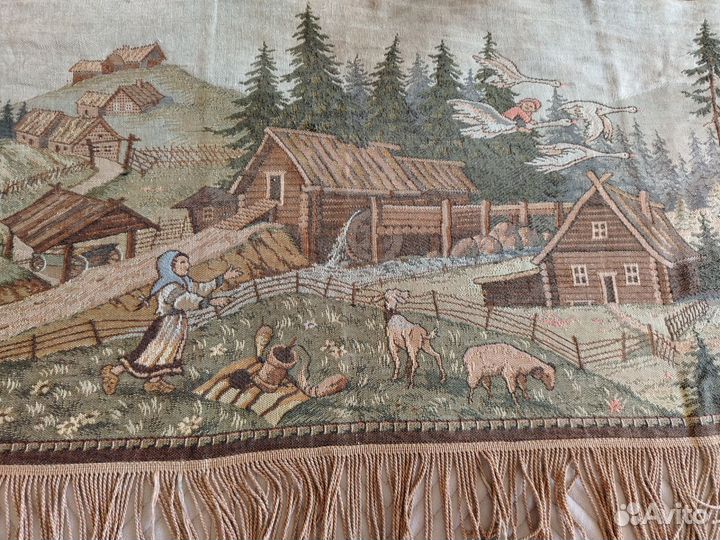 Гобелен ГДР Гуси-Лебеди