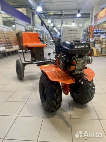 Мотоблок с адаптером GX340 Honda
