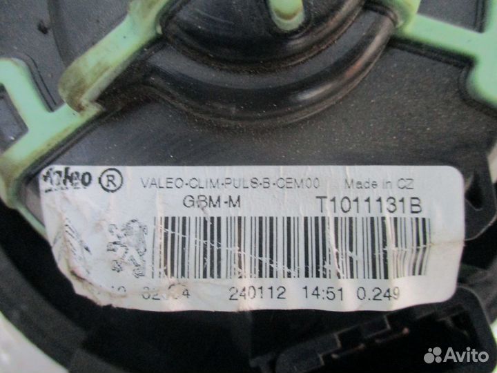 Моторчик отопителя Ситроен С4 Б7 2012