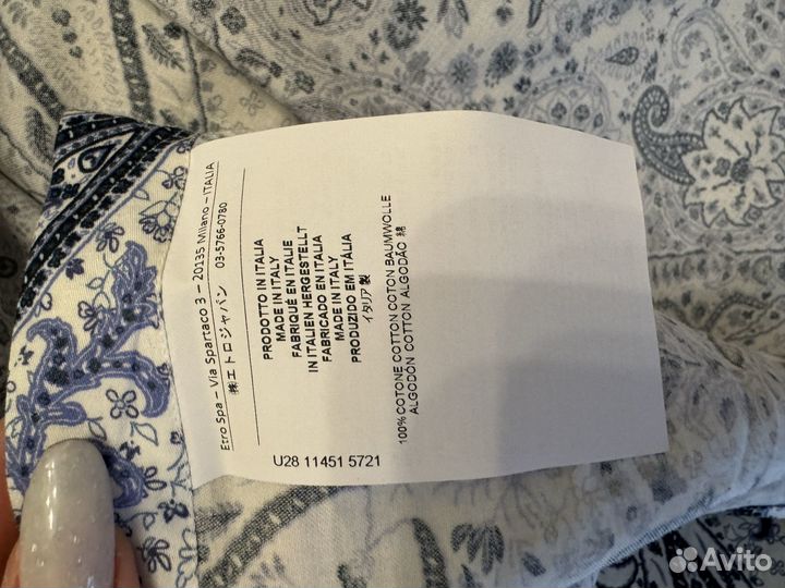 Мудская рубашка etro оригинал