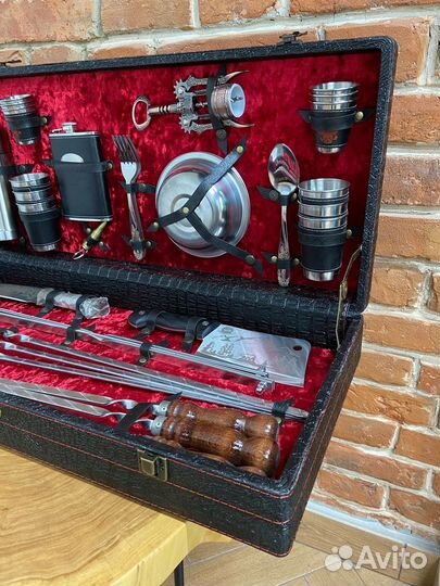 Подарочный набор шампуров «Дипломат Элит»