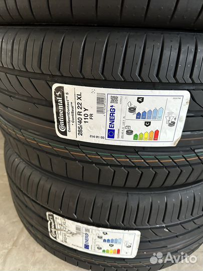 Continental ContiSportContact 5 ContiSeal 285/40 R22 и 255/45 R22