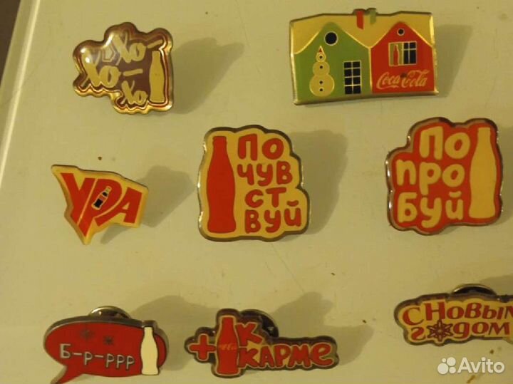 Значки кока-кола