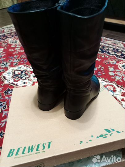 Сапоги женские натуральная кожа 36