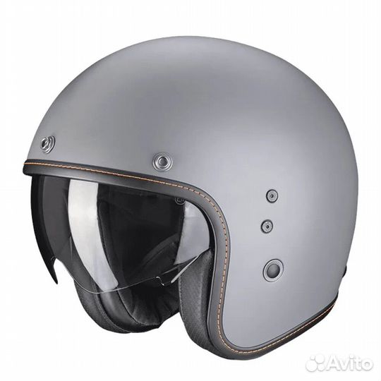 Scorpion Belfast Evo Solid open face helmet Matt C