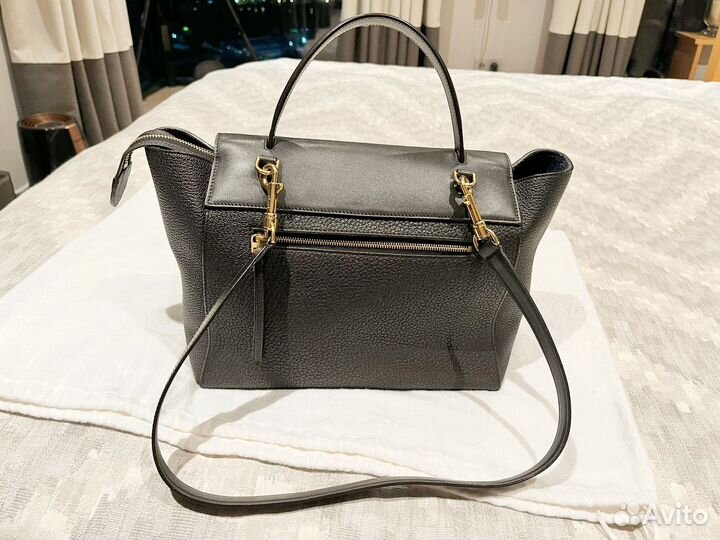 Сумка Celine Belt оригинал темно-коричневая