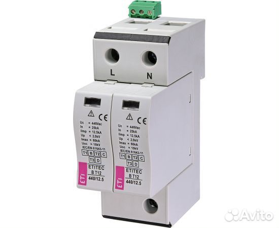 Ограничитель перенапряжения etitec B T12 440/12,5