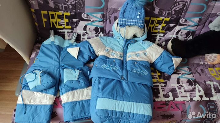 Зимний комбинезон трансформер для мальчика