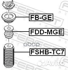 Подшипник опоры амортизатора ford mondeo III 01