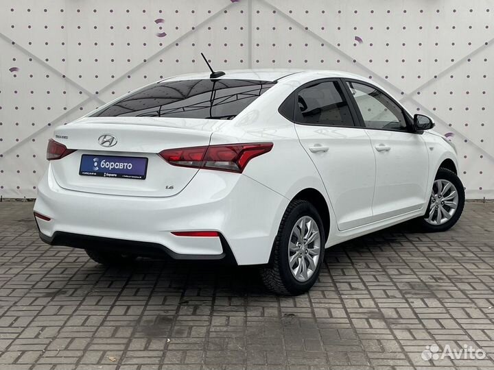 Hyundai Solaris 1.6 МТ, 2018, 55 384 км