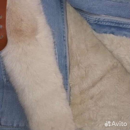 Джинсовая куртка парка для девочки