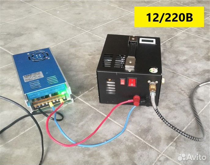 Компрессор воздушный высокого давления 300 бар 12V