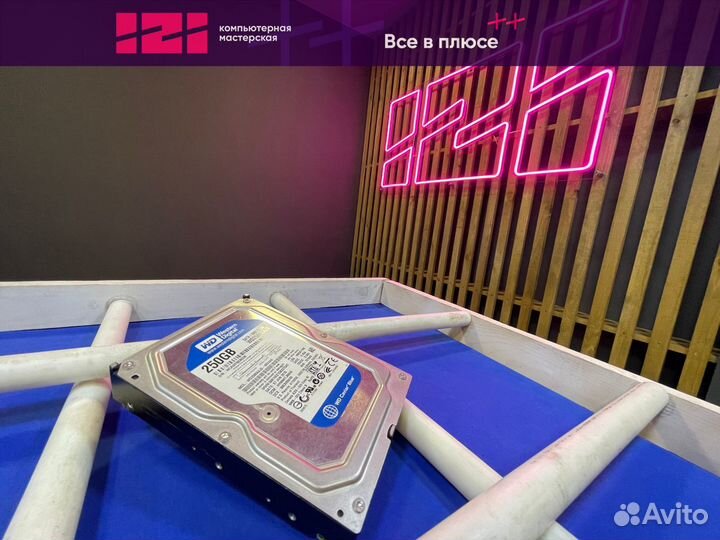 Жесткий диск SATA 250Gb WD Caviar Blue 7200rpm