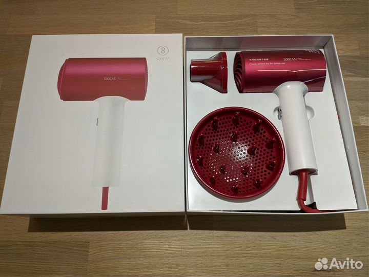 Фен Xiaomi Soocas H5, red