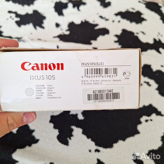 Компактный фотоаппарат canon ixus 105