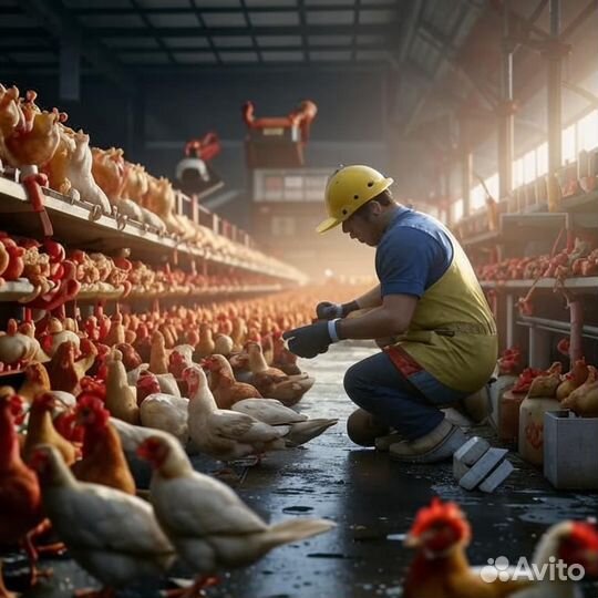 Разнорабочий на птицефабрику