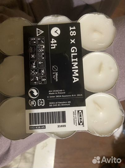 Свечи IKEA