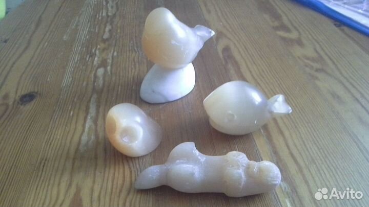 Подсвечник из натурального камня фигурки из камня