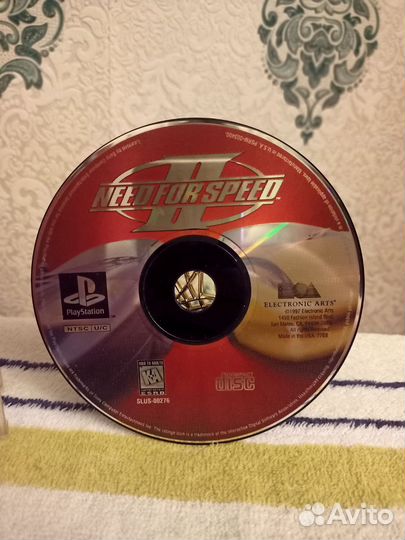 Need for Speed 2 (PS1; Лицензионный диск)