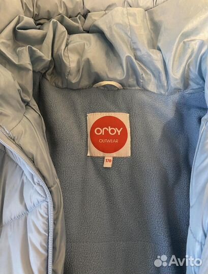 Пуховик для девочки 170 (Orby)