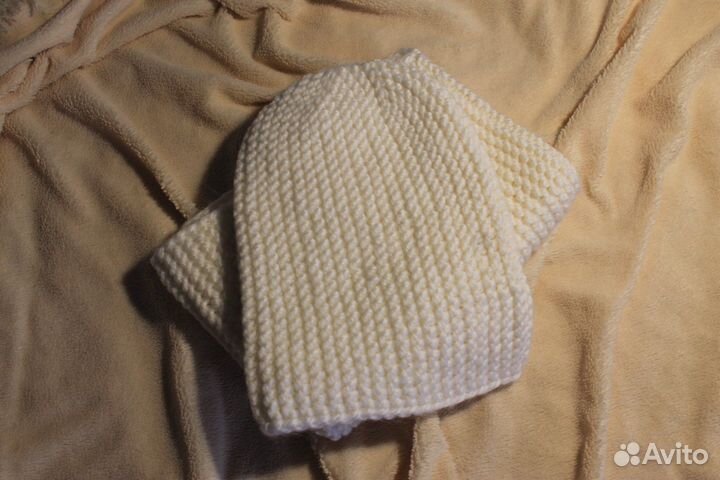 Женский комплект шапка и снуд