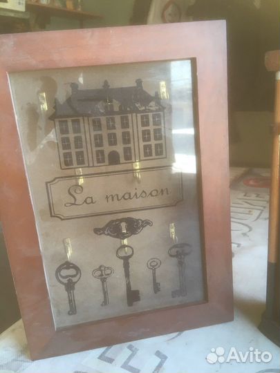 Ключница настенная из дерева