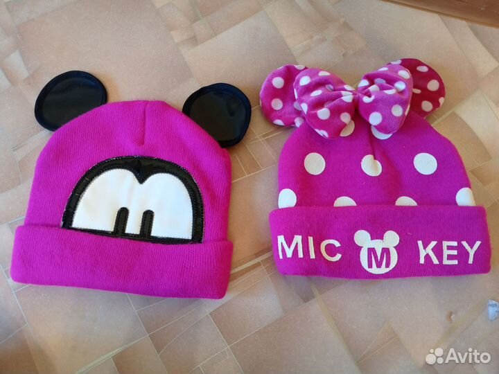 Шапки на девочку от 1 до 5 лет