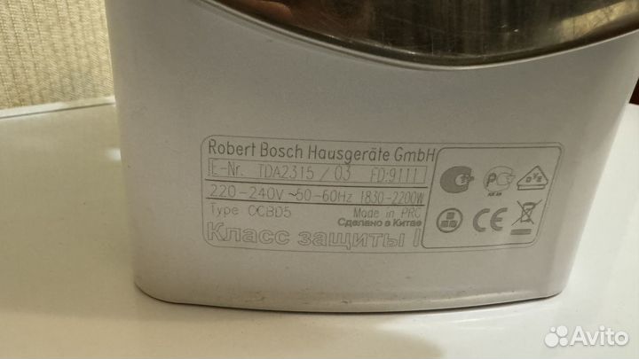 Утюг bosch
