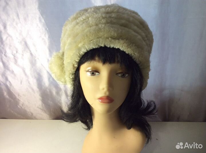 Авторская папаха, валяная шерсть, р 56-58, арт 248