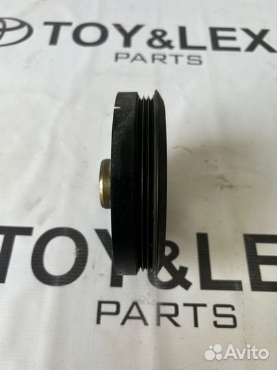 Шкив коленвала передний Lexus Rx4 RX200T RX300