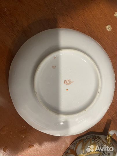 Чайная пара фарфор СССР