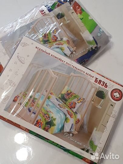 Ясельный комплект постельного белья