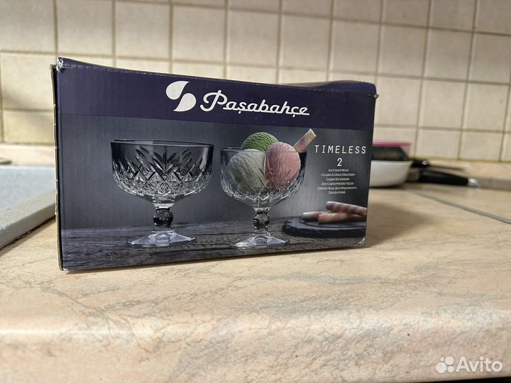 Креманки хрусталь новые