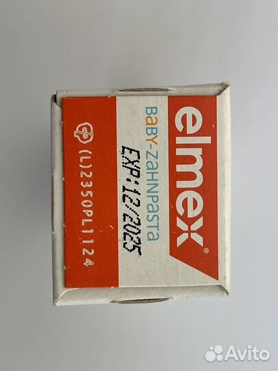 Зубная паста elmex 0-2