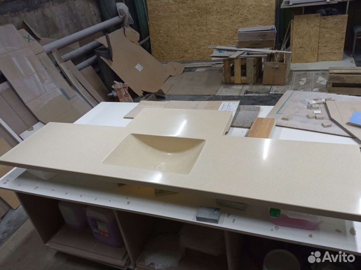 Столешница с интегрированной мойкой