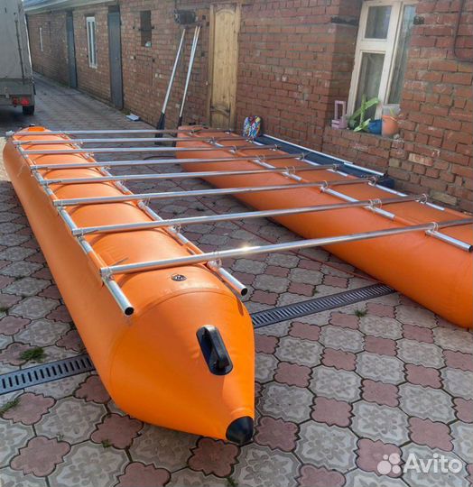 Надувной катамаран для сплава