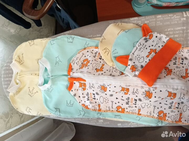 Вещи для новорожденных пакетом 56-62