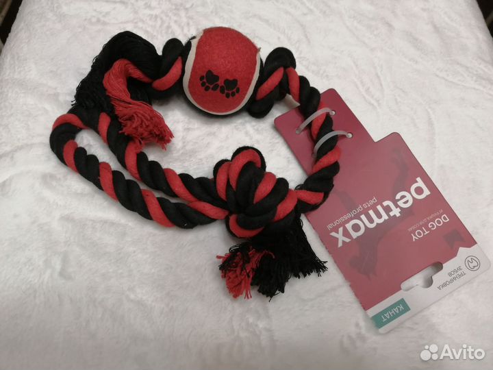 Мяч и мяч на верёвке для собак