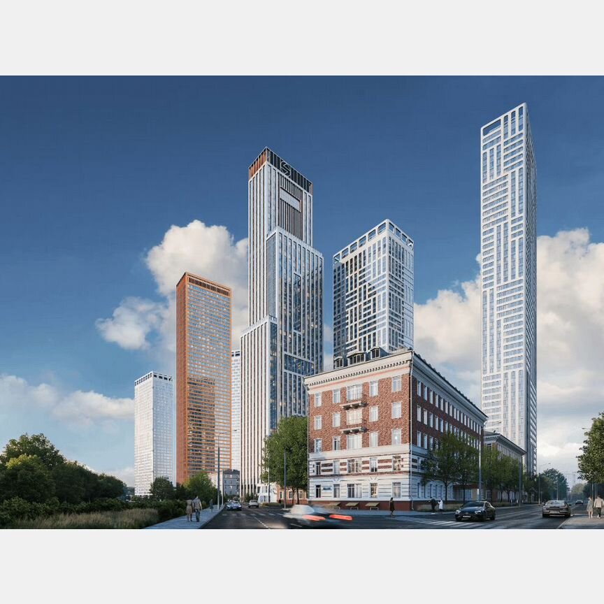 Квартира-студия, 33,4 м², 48/60 эт.